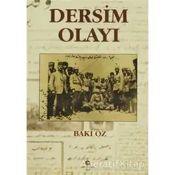 Dersim Olayı - Baki Öz - Can Yayınları (Ali Adil Atalay)