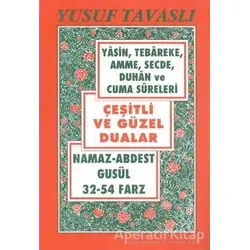 Abdest Namaz Seçilmiş Dualar Dergi Boy (D54) - Yusuf Tavaslı - Tavaslı Yayınları