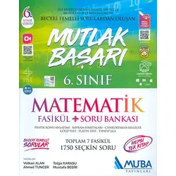 6.Sınıf Matematik Fasikül ve Soru Bankası Muba Yayınları
