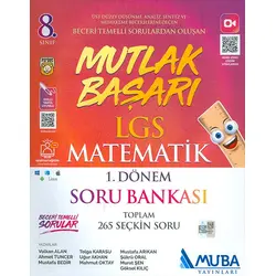 LGS Matematik 1.Dönem Soru Bankası Orta Muba Yayınları