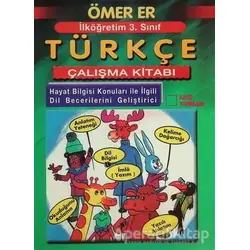 İlköğretim 3. Sınıf Türkçe Çalışma Kitabı - Ömer Er - Kare Yayınları - Okuma Kitapları