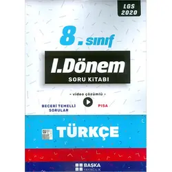 2020 LGS 1.Dönem Türkçe Soru Kitabı Başka Yayıncılık