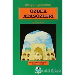 Özbek Atasözleri - İbrahim Yoldaşev - Engin Yayınevi