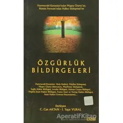 Özgürlük Bildirgeleri - Derleme - Çizgi Kitabevi Yayınları