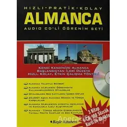 Hızlı Pratik Kolay Almanca Audio CDli Öğrenim Set - Metin Yurtbaşı - Beşir Kitabevi