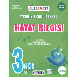 3.Sınıf Hayat Bilgisi ClassMate Soru Bankası Okyanus Yayınları