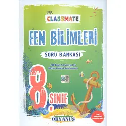 8.Sınıf Classmate Fen Bilimleri Soru Bankası Okyanus Yayınları