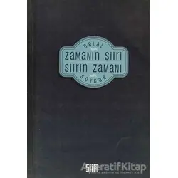 Zamanın Şiiri Şiirin Zamanı - Celal Soycan - Şiirden Yayıncılık