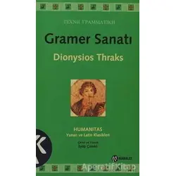 Gramer Sanatı - Dionysios Thraks - Kabalcı Yayınevi