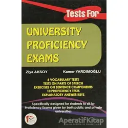 Tests For University Proficiency Exams - Kamer Yardımoğlu - Pelikan Tıp Teknik Yayıncılık