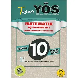 YÖS Matematik IQ Geometri 10lu Deneme Tasarı Yayınları