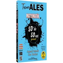 ALES Matematik 50de 50 Net Garanti Sayısal Soru Bankası - Özgen Bulut - Tasarı Eğitim Yayınları