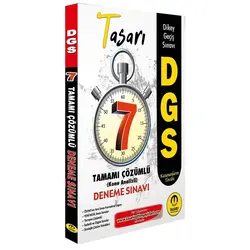 Tasarı 2022 DGS 7 Deneme Çözümlü