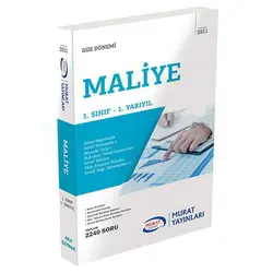 Murat 5511 - Maliye 1.Sınıf 1.Yarıyıl