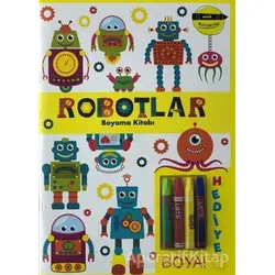 Robotlar Boyama Kitabı - Minik Ressamlar - Kolektif - Doğan Egmont Yayıncılık