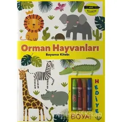 Orman Hayvanları Boyama Kitabı - Minik Ressamlar - Kolektif - Doğan Egmont Yayıncılık
