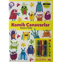 Komik Canavarlar Boyama Kitabı - Minik Ressamlar - Kolektif - Doğan Egmont Yayıncılık
