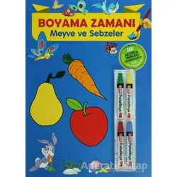 Boyama Zamanı: Meyve ve Sebzeler - Kolektif - Parıltı Yayınları