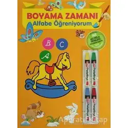 Boyama Zamanı: Alfabe Öğreniyorum - Kolektif - Parıltı Yayınları