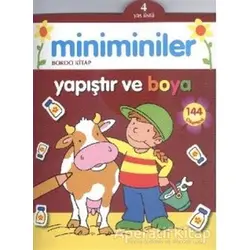 Miniminiler : Bordo Kitap Yapıştır ve Boya