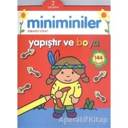 Miniminiler : Kırmızı Kitap Yapıştır ve Boya