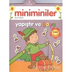 Miniminiler : Lila Kitap Yapıştır ve Boya