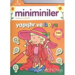 Miniminiler : Turuncu Kitap Yapıştır ve Boya