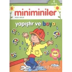 Miniminiler : Yeşil Kitap Yapıştır ve Boya
