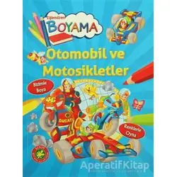 Eğlendiren Boyama - Otomobil ve Motosikletler - Kolektif - Parıltı Yayınları