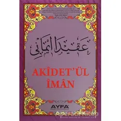 045 Akidetül İman Haydari - Orta Boy - Kolektif - Ayfa Basın Yayın