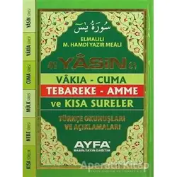 049 Üçlü Yasin - Çanta Boy - Elmalılı Muhammed Hamdi Yazır - Ayfa Basın Yayın