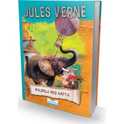 Balonla Beş Hafta Ciltli - Jules Verne - Mavi Göl Yayınları