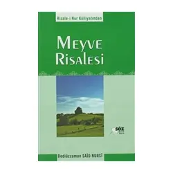 Meyve Risalesi Cep boy - Bediüzzaman Said-i Nursi - Söz Basım Yayın