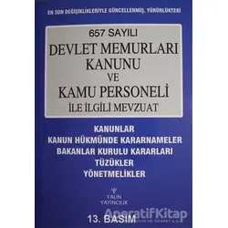 657 Sayılı Devlet Memurları Kanunu ve Kamu Personeli ile İlgili Mevzuat