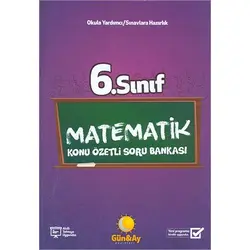 GünAy 6.Sınıf Matematik Konu Özetli Soru Bankası