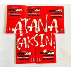 2021 KPSS Lisans Deneme Seti 5 Kitap Benim Hocam Yayınları
