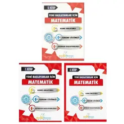 Yeni Başlayanlar için Matematik 0 1 2.Kitap 3lü Set Cevdet Özsever