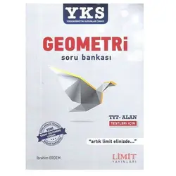 YKS TYT Geometri Alan Soru Bankası Limit Yayınları