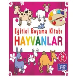 Eğitici Boyama Kitabı - Hayvanlar - Kolektif - Parıltı Yayınları