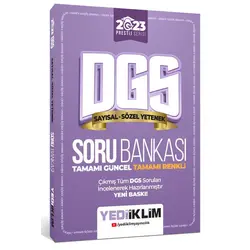 Yediiklim 2023 Prestij Serisi DGS Sayısal-Sözel Yetenek Soru Bankası