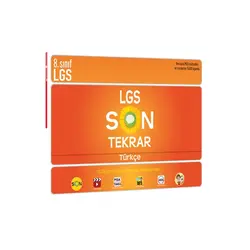 Tonguç Akademi 8. Sınıf LGS Son Tekrar Türkçe