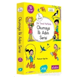 Yuva 1. Sınıf Dik Temel Harflerle Okumaya İlk Adım Serisi (Elakin) (10 Kitap Takım