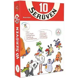 Serüven Serisi Seti 10 Kitap Takım - Burak Aslan - 5 Renk Yayınları