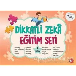 Dikkatli Zeka Eğitim Seti 1. Kitap (4 Yaş) - Neşe Duran - Beyaz Balina Yayınları