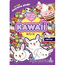 Kawaii Mutlu Ol! - En Tatlı Çıkartmalı Boyama Kitabı - Kolektif - Doğan Çocuk