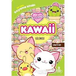 Kawaii Gülümse - En Tatlı Çıkartmalı Boyama Kitabı - Kolektif - Doğan Çocuk