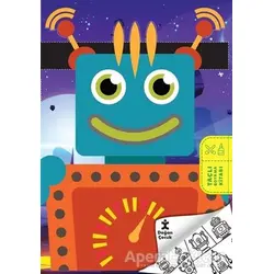 Robot Evreni - Taçlı Boyama Kitabı - Kolektif - Doğan Çocuk