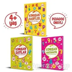 Konuşan Etkinlikler Serisi (4+ Yaş) (3 Kitap Takım) - Kolektif - Dokuz Çocuk