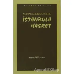 İstanbula Hasret : 101 - Necip Fazıl Bütün Eserleri - Necip Fazıl Kısakürek - Büyük Doğu Yayınları