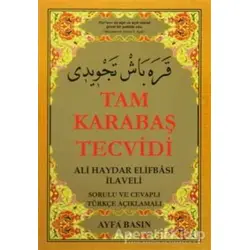 Tam Karabaş Tecvidi - Ali Haydar Kuran-ı Kerim Elifbası - Kolektif - Ayfa Basın Yayın